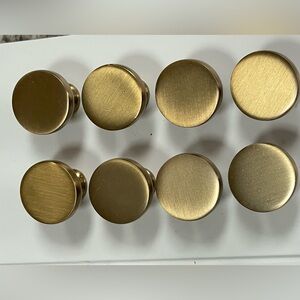 Brushed Gold Cabinet Knobs